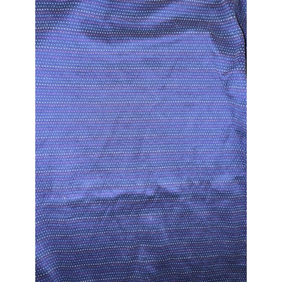 Bobby Jones Men's Navy Blue Striped Golf Polo Shirt Size L - Picture 4 of 6